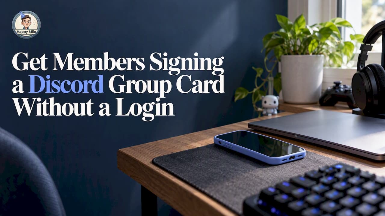 Cover image for article: Discord Group Card: Get Members Signing Without a Login