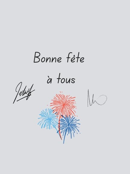 Happy Wall template preview Carte bonne fête 🎉