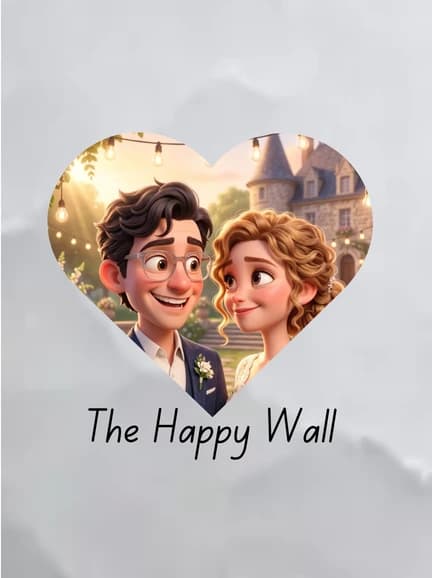 Happy Wall template preview Wedding anniversaryâ€ïž