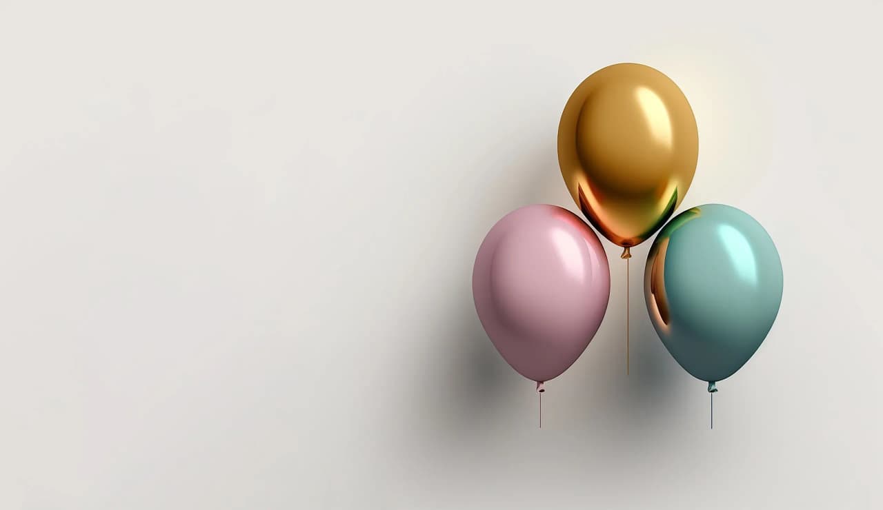 Balloons background style 2