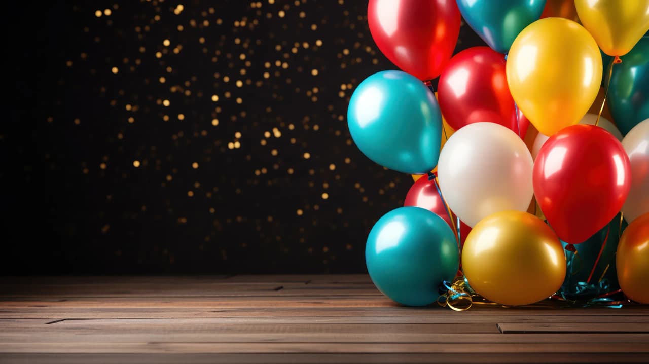 Balloons background style 5