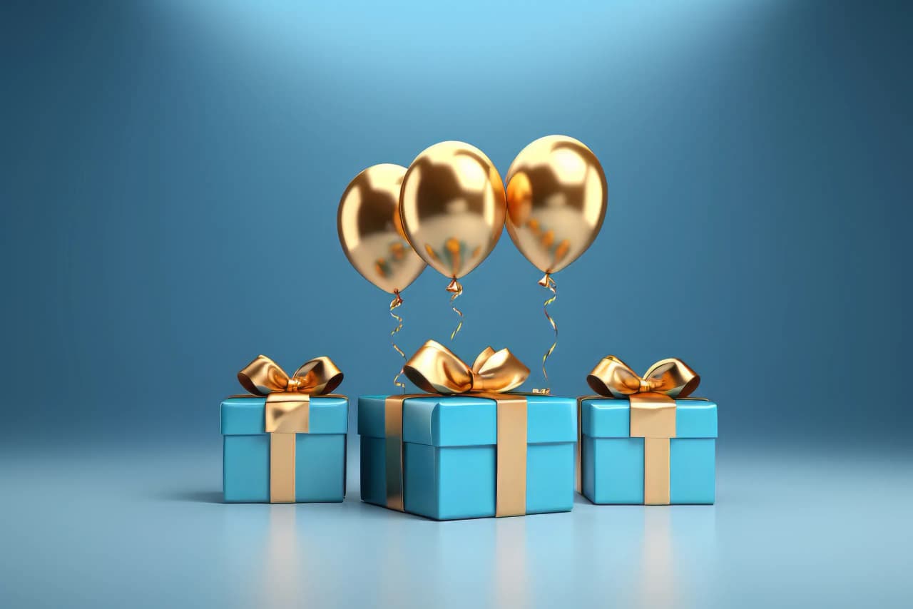 Balloons background style 9